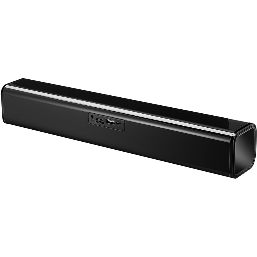 Adesso Xtream S6 2.0 Portable Bluetooth Sound Bar Speaker - 20 W RMS - Black - XTREAM S6