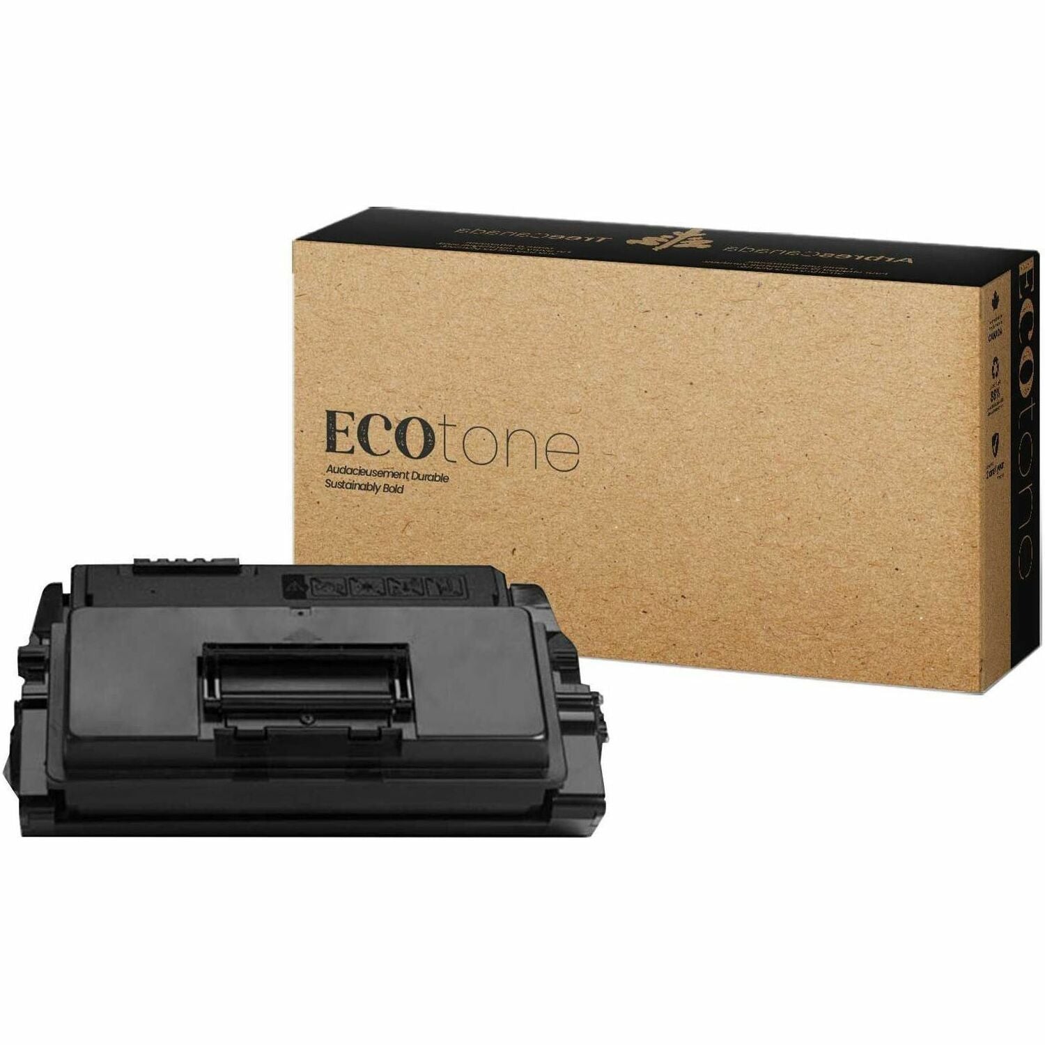 EcoTone Toner Cartridge - Remanufactured for Xerox 106R01371 - Black
