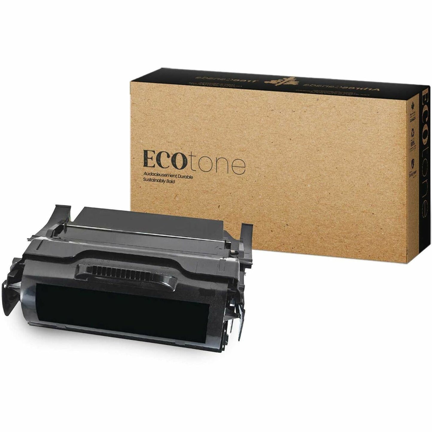 EcoTone Toner Cartridge - Remanufactured for Lexmark T650H11A / T65X - Black