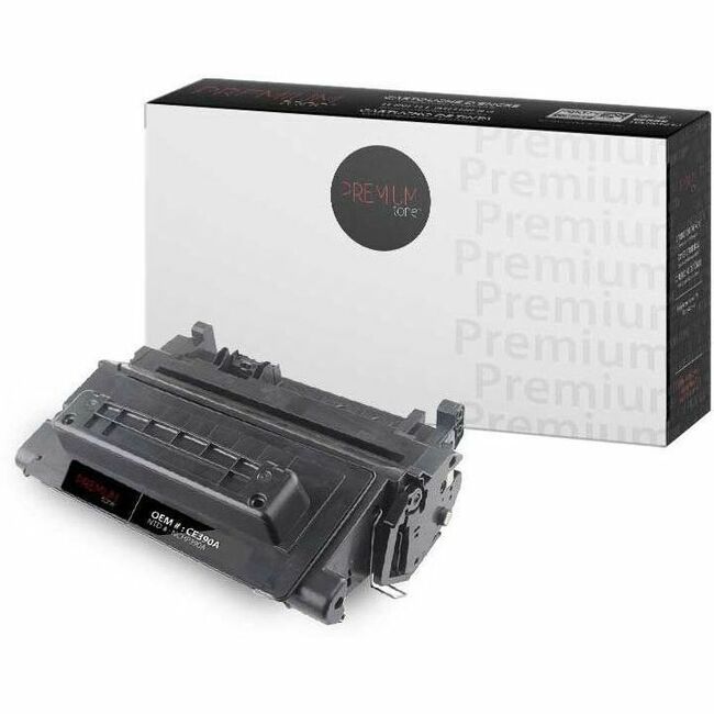 Premium Tone Toner Cartridge - Alternative for Hewlett Packard CE390A / 90A - Black