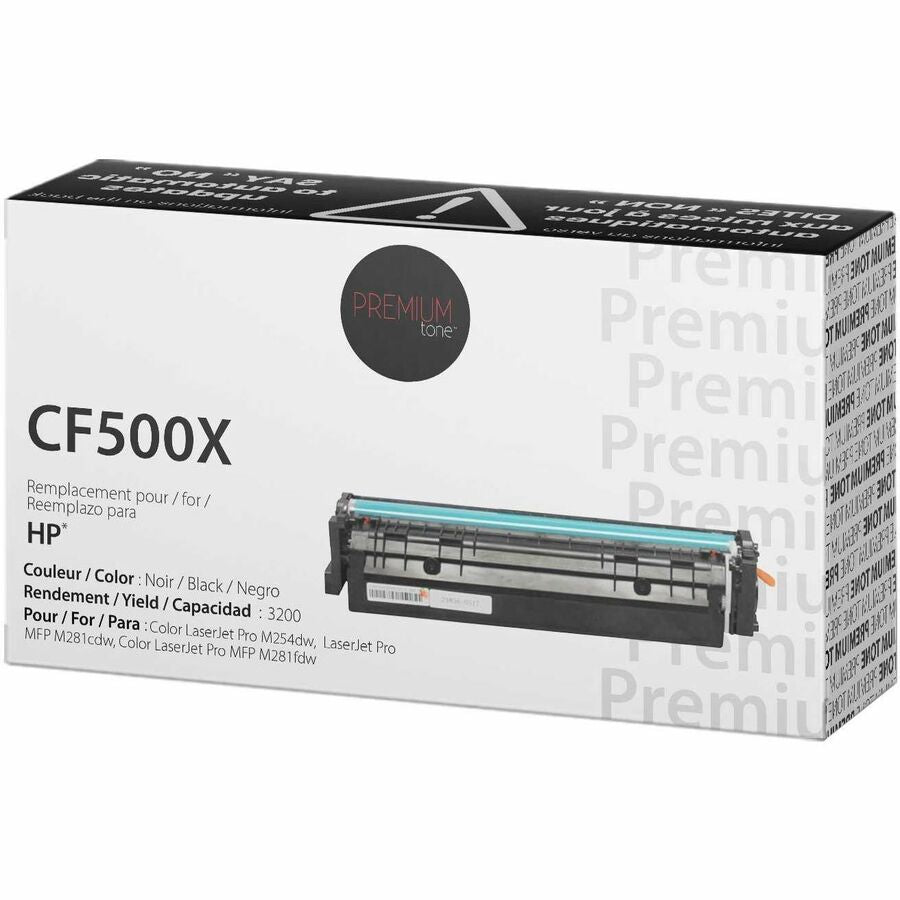 Premium Tone Toner Cartridge - Alternative for Hewlett Packard CF500X / 202X - Black - NCHPCF500X