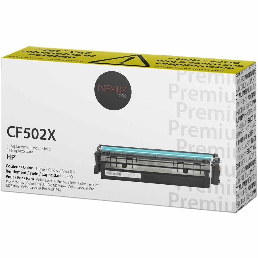 Premium Tone Toner Cartridge - Alternative for Hewlett Packard CF502X / 202X - Yellow - NCHPCF502X