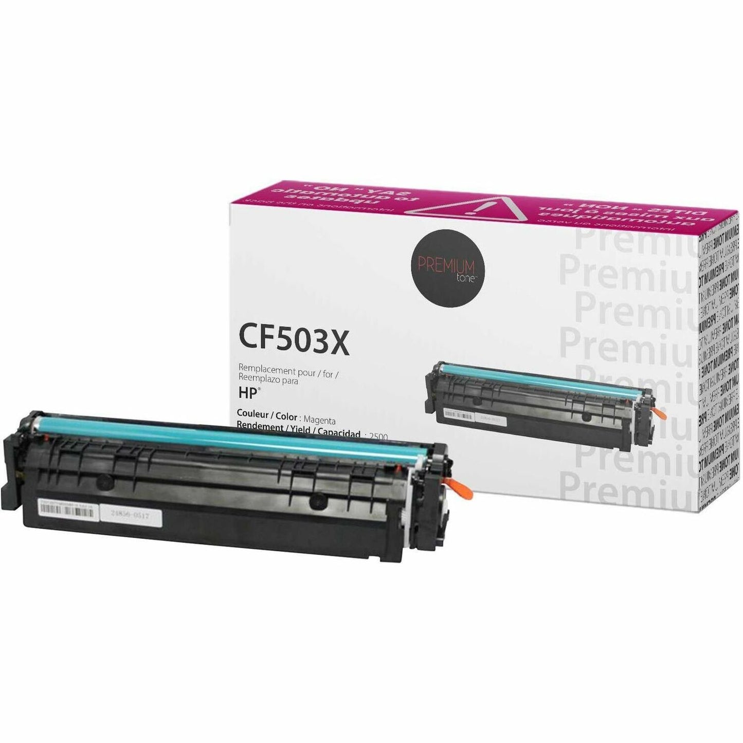 Premium Tone Toner Cartridge - Alternative for Hewlett Packard CF503X / 202X - Magenta