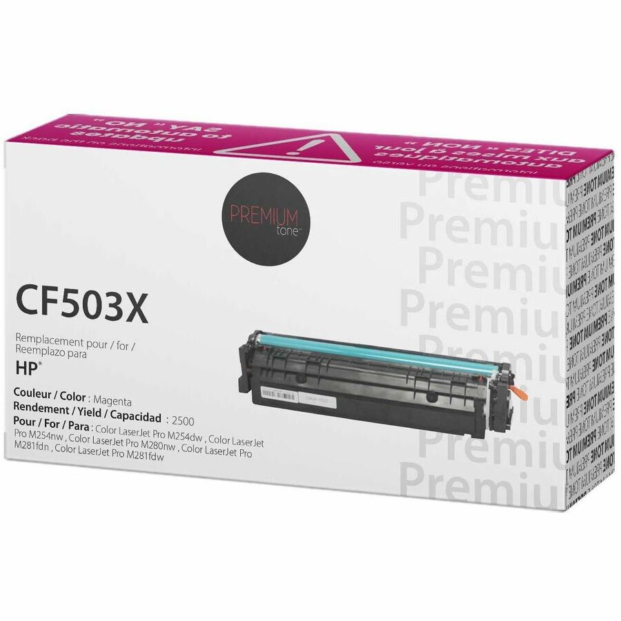 Premium Tone Toner Cartridge - Alternative for Hewlett Packard CF503X / 202X - Magenta - NCHPCF503X