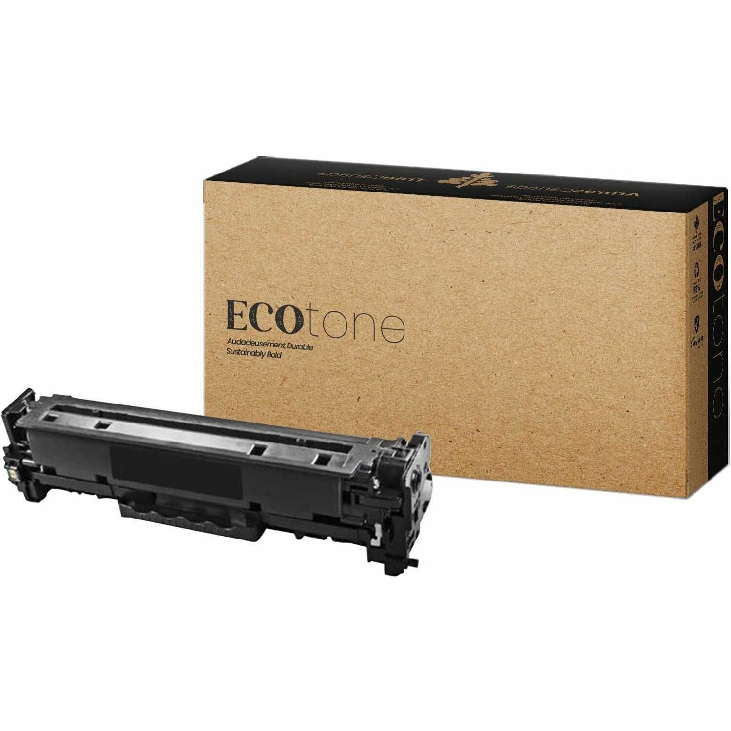 EcoTone Toner Cartridge - Remanufactured for Hewlett Packard CC530A / 304A - Black