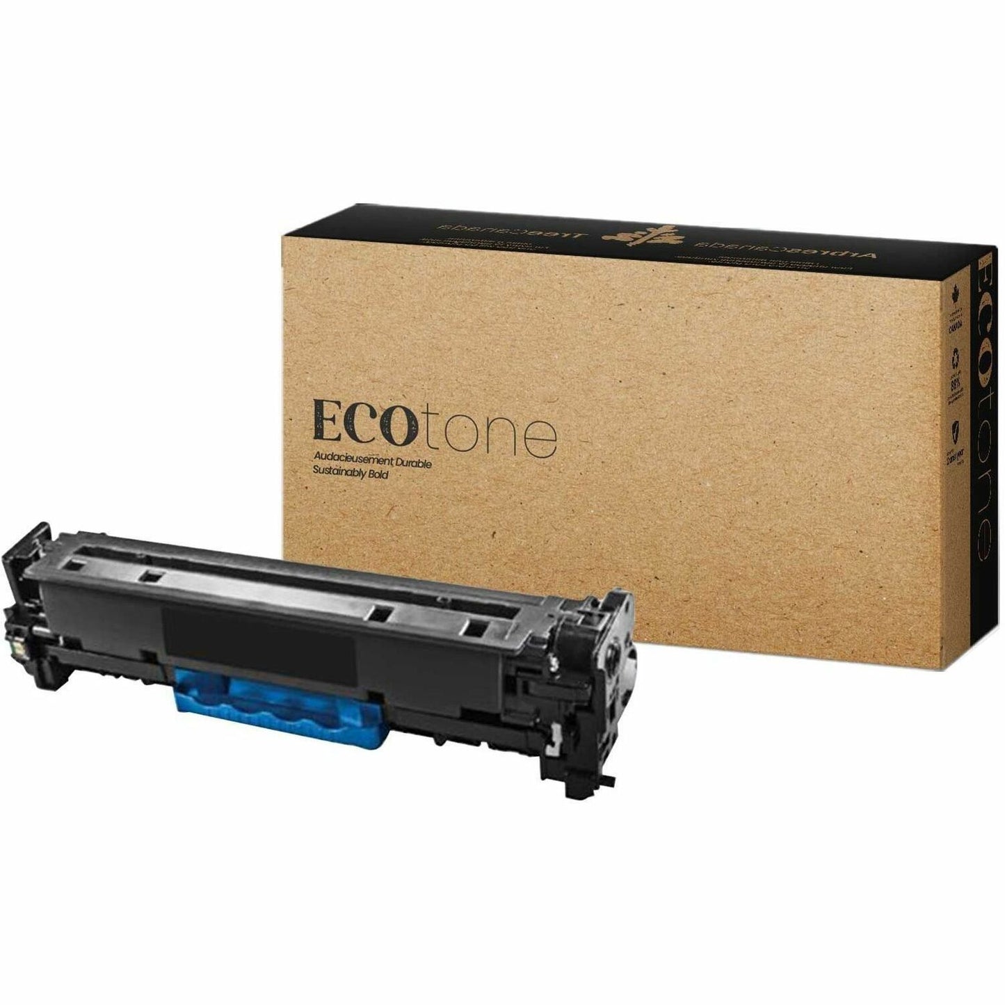 EcoTone Toner Cartridge - Remanufactured for Hewlett Packard CC531A / 304A - Cyan