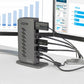 StarTech.com USB-C USB-A Dock - Hybrid Universal USB 3.0 Laptop Docking Station - Dual Monitor 4K 60Hz HDMI/DisplayPort - 6xUSB Type-A/GbE - DK30A2DHU
