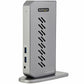 StarTech.com USB-C USB-A Dock - Hybrid Universal USB 3.0 Laptop Docking Station - Dual Monitor 4K 60Hz HDMI/DisplayPort - 6xUSB Type-A/GbE