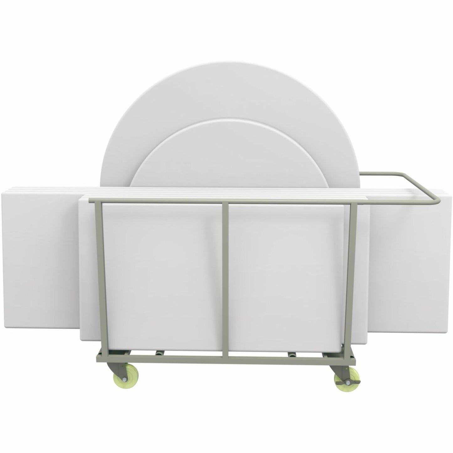 Heartwood Mobile Folding Table Storage Cart
