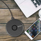 Manhattan Smartphone Wireless Charging Pad, QI certified, 10W, 7.5W and 5W charging, USB-C to USB-A cable included, USB-C input into pad, Cable 1.5m, Black, Three Year Warranty, Boxed - 102186