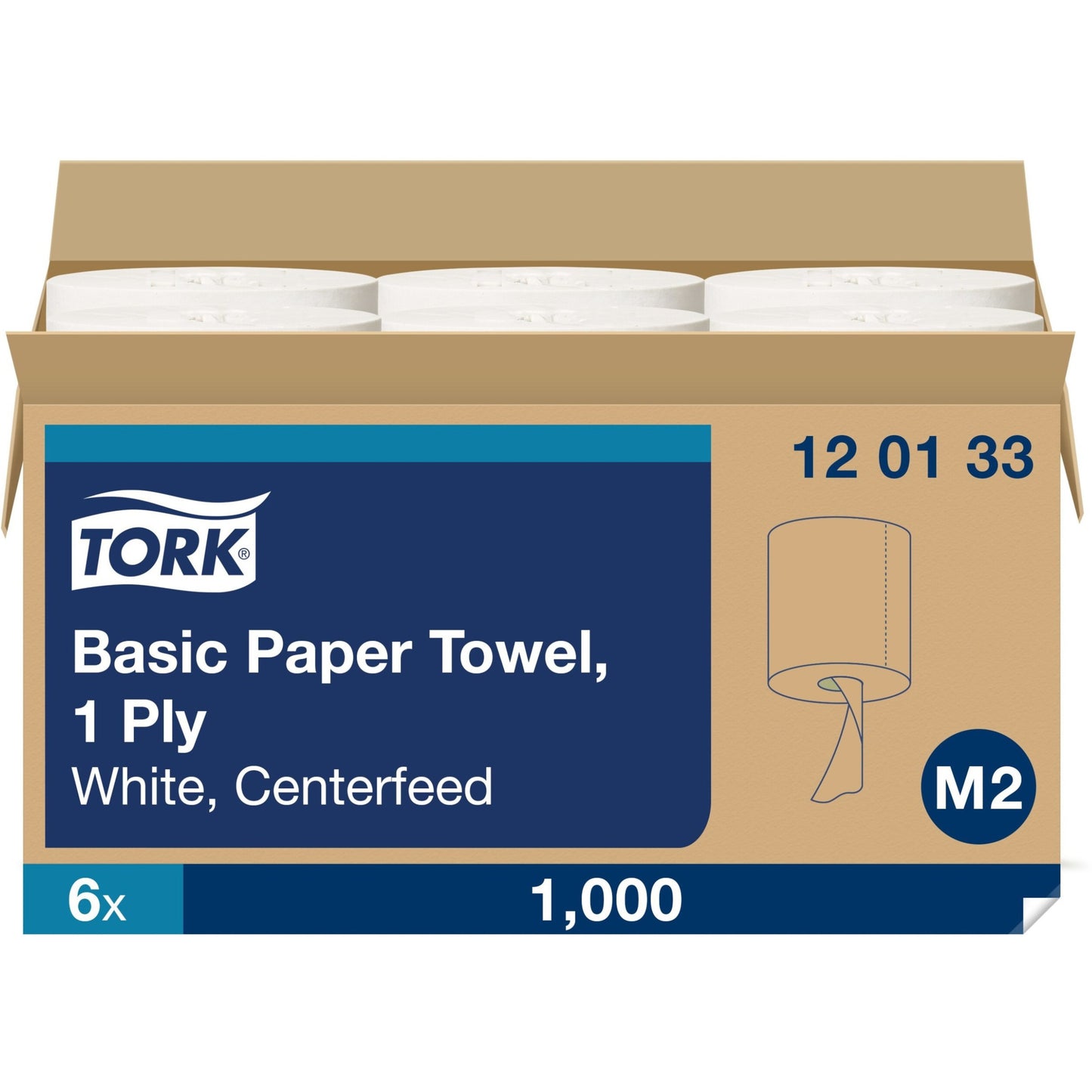 TORK Advanced Centerfeed Hand Towel, 1-Ply