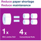 TORK Mini Jumbo Toilet Paper Roll White T2 - 12024402