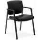 HON Validate Stacking Guest Chair | Black SofThread Leather - BSXVL605SB11