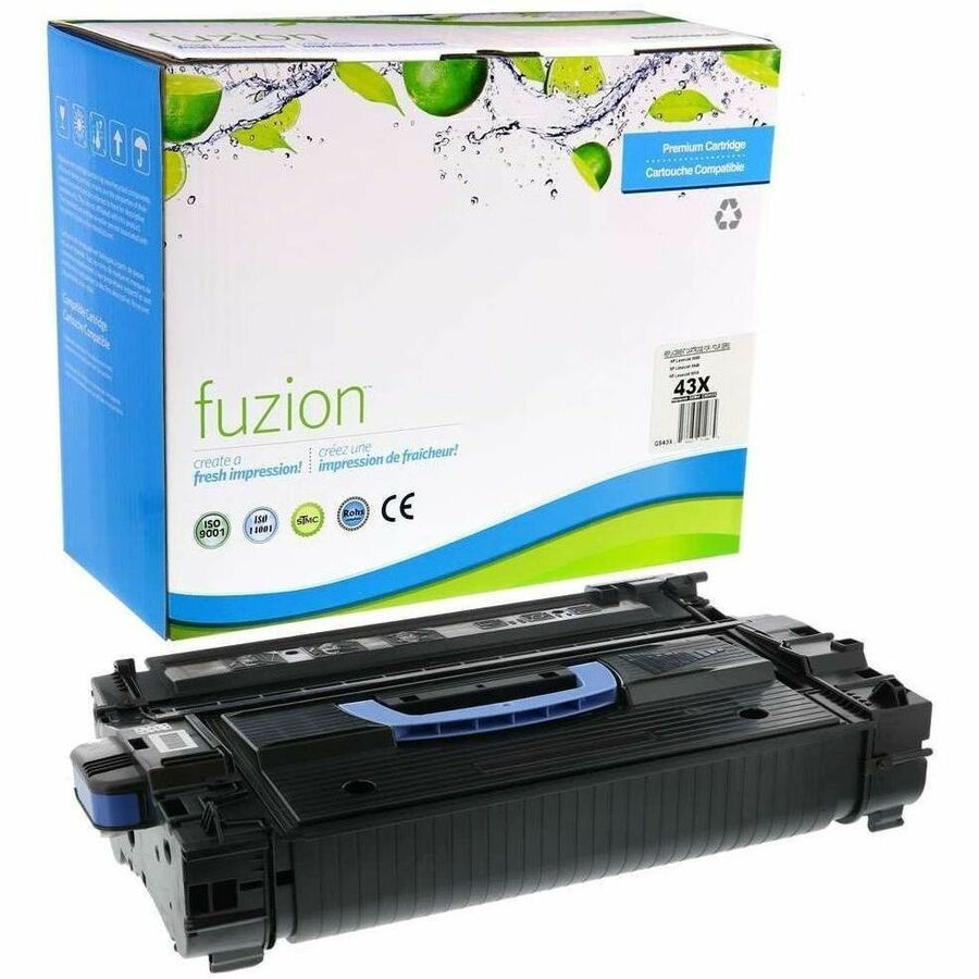 fuzion Remanufactured Toner High Yield for HP C8543X (43X) - Black