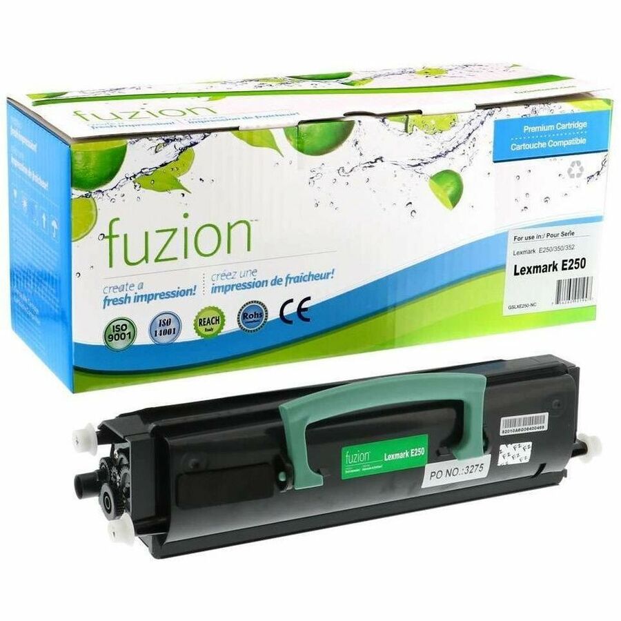 fuzion Compatible Toner for Lexmark E250A11A - Black