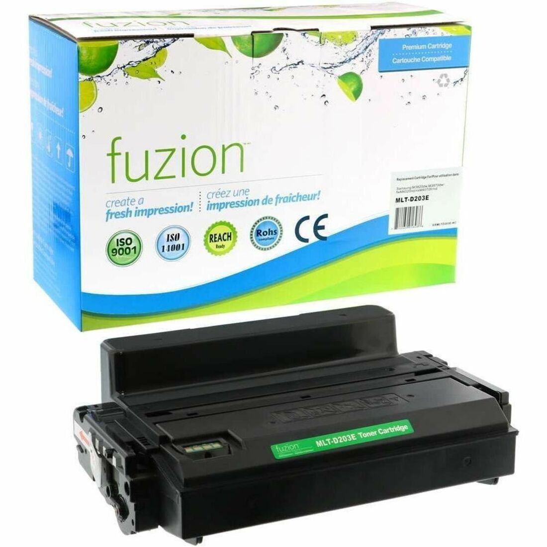 fuzion Compatible Toner for Samsung MLT-D203E - Black