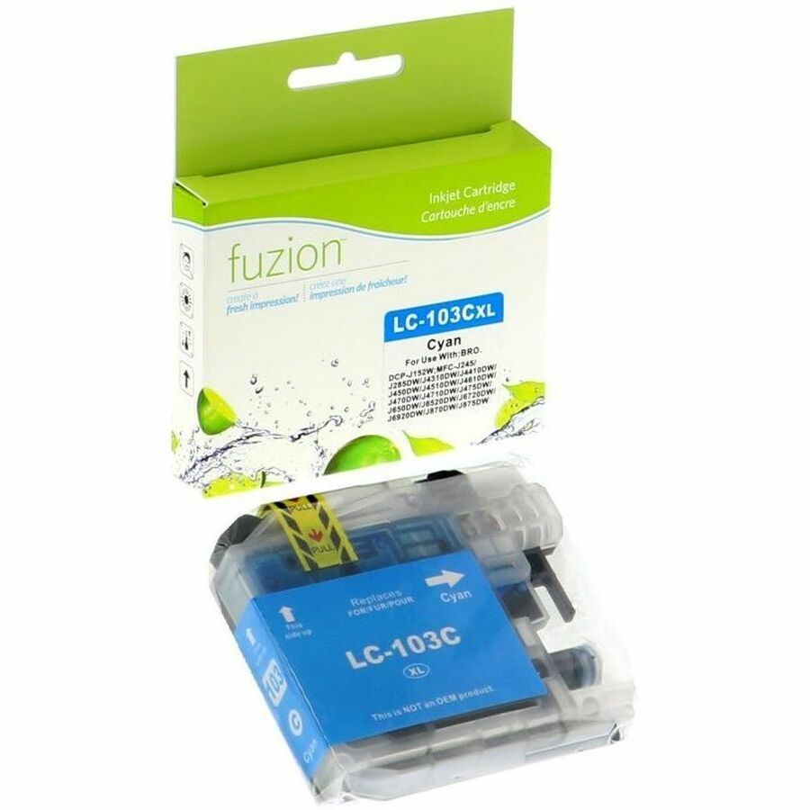 fuzion Compatible Inkjet for Brother LC103 - Cyan