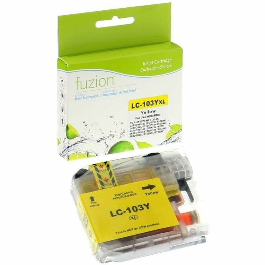 fuzion Compatible Inkjet for Brother LC103 - Yellow