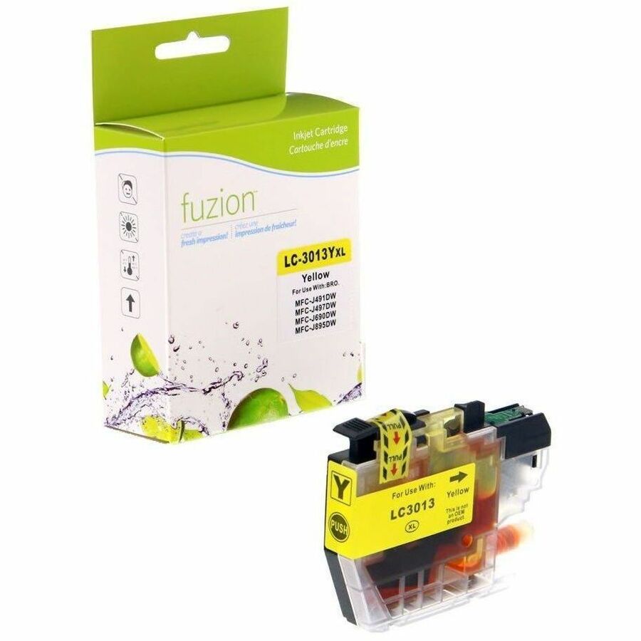 fuzion Compatible Inkjet for Brother LC3013Y - Yellow