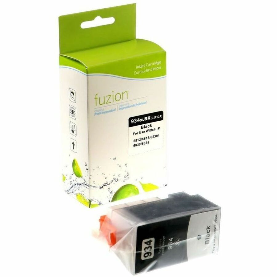 fuzion - Alternative for HP #934XL Compatible Inkjet Cartridge - Black