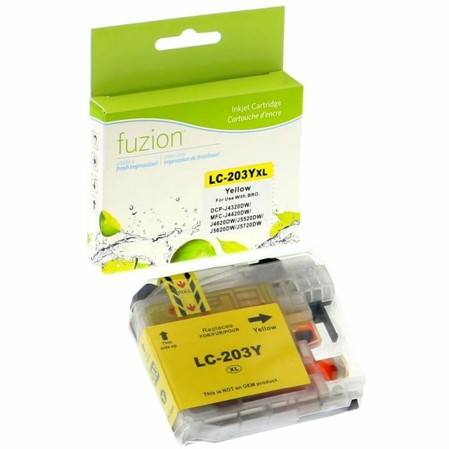 fuzion Compatible Inkjet for Brother LC203 - Yellow