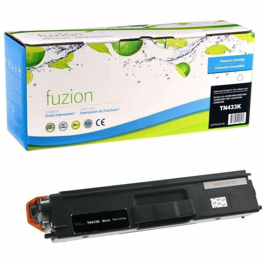 fuzion Compatible Toner for Brother TN433BK - Black
