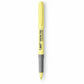 BIC Brite Liner Grip Highlighter, Chisel Tip (1.6 mm), Assorted Pastel Colours, For Broad Highlighting & Fine Underlining, 6-Count - GBLDP61-AST