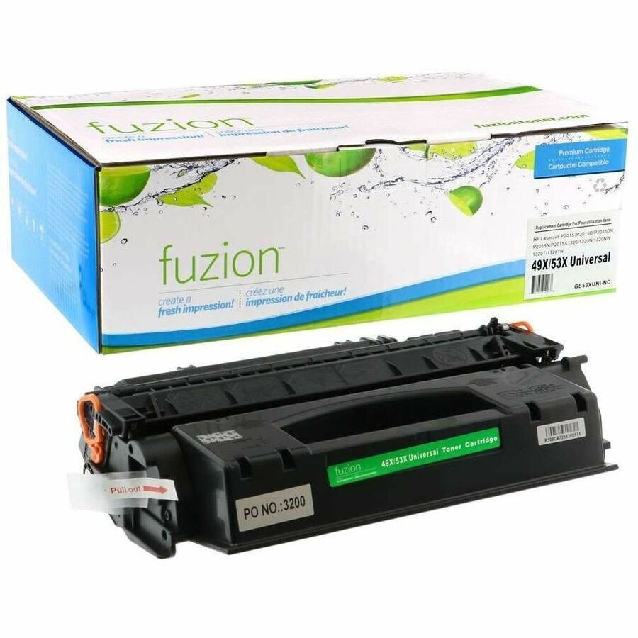 fuzion Compatible Toner for HP Q5949X/Q7553X Universal - Black