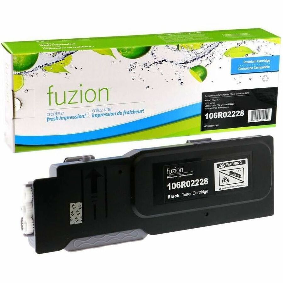 fuzion Compatible Toner for Xerox 106R02228 - Black