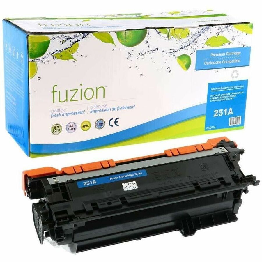 fuzion Remanufactured Toner for HP CE251A (504A) - Cyan