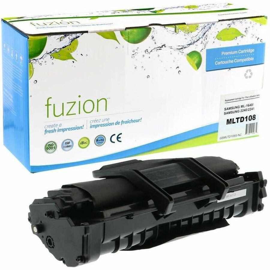 fuzion Compatible Toner for Samsung MLT-D108S - Black