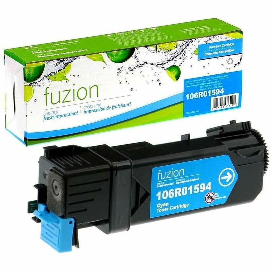 fuzion Compatible Toner for Xerox 106R01594 - Cyan