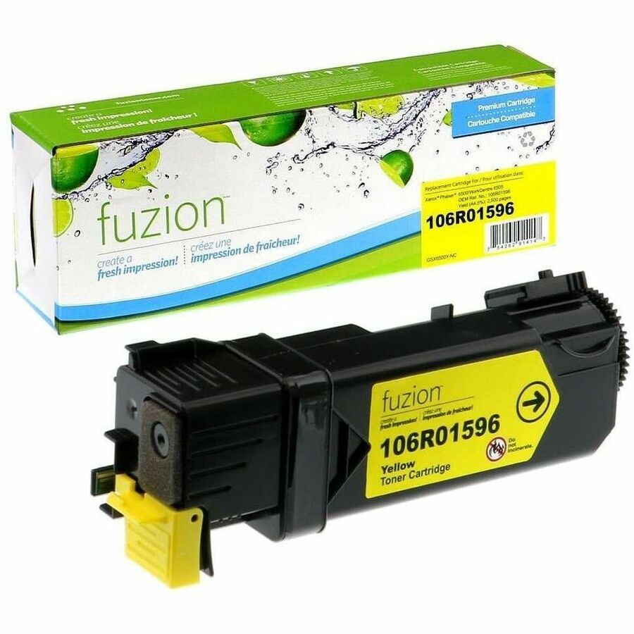 fuzion Compatible Toner for Xerox 106R01596 - Yellow