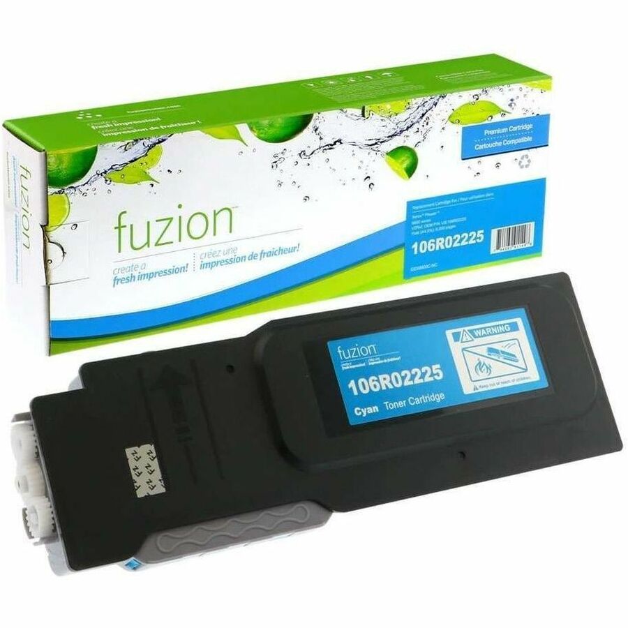 fuzion Compatible Toner for Xerox 106R02225 - Cyan