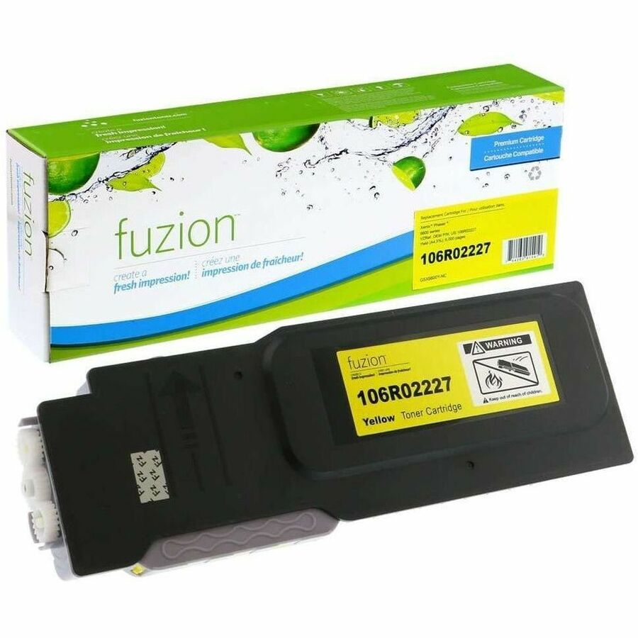 fuzion Compatible Toner for Xerox 106R02227 - Yellow