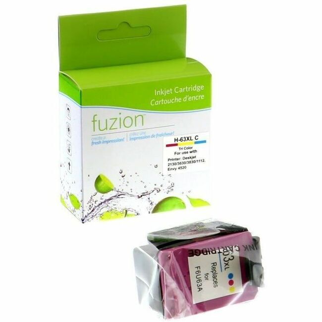 fuzion Remanufactured Tri-Colour Inkjet for HP #63XL - HY CMY
