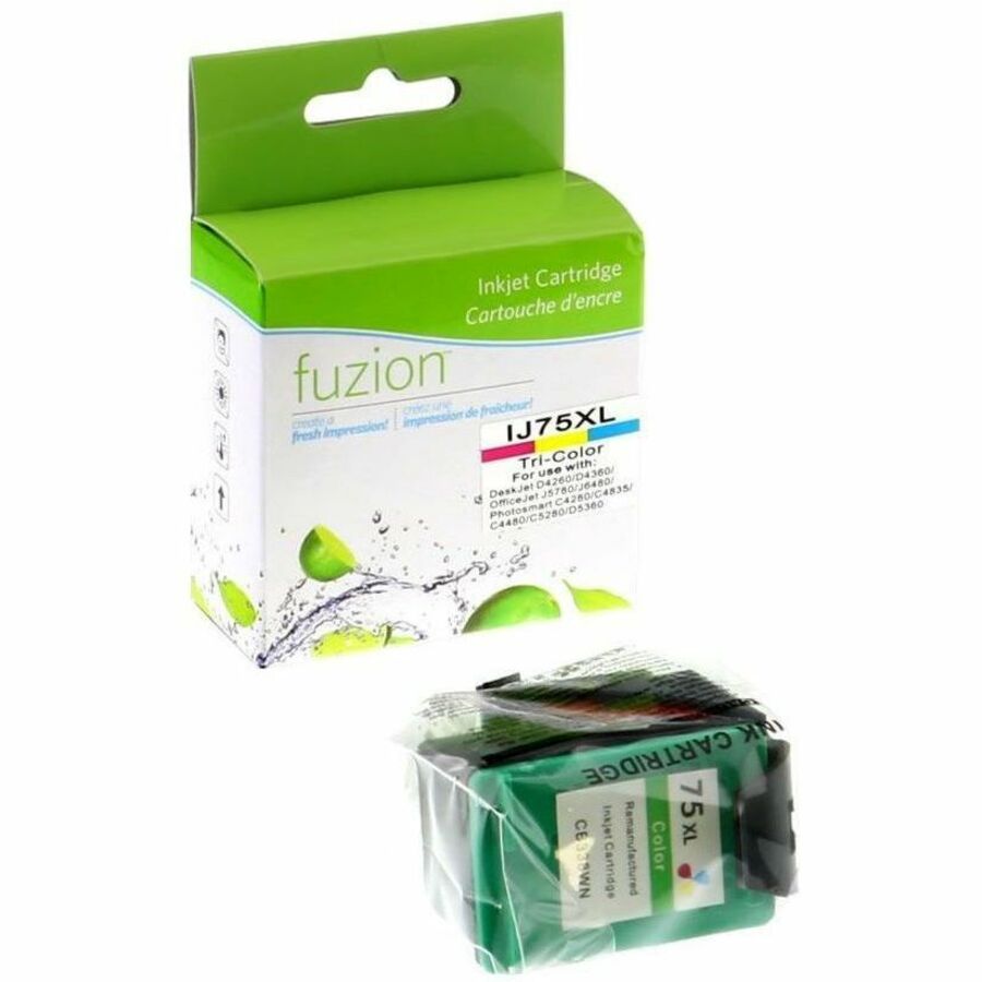 fuzion HP #75XL Remanufactured Tri-Colour Inkjet - HY CMY