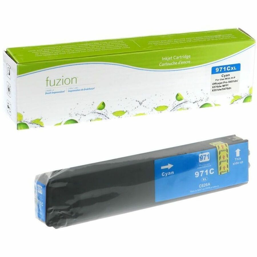 fuzion HP #971XL Remanufactured Inkjet - Cyan