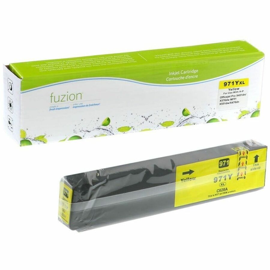 fuzion HP #971XL Remanufactured Inkjet - Yellow