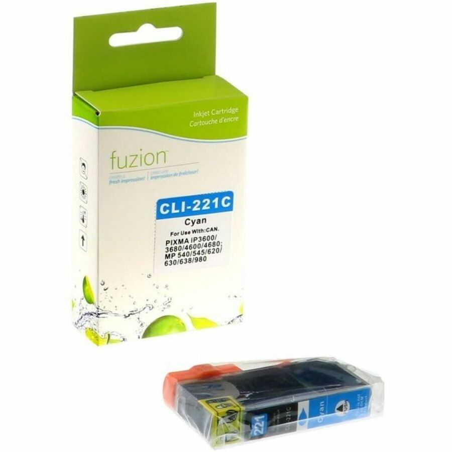 fuzion Canon CLI-221C Compatible Inkjet - Cyan