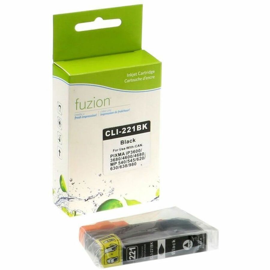 fuzion Canon CLI-221BK Compatible Inkjet - Black