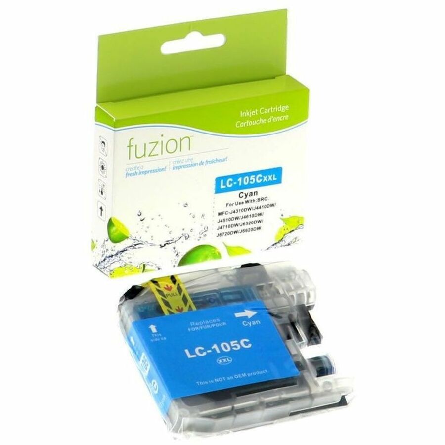 fuzion Compatible Inkjet for Brother LC105 - Cyan