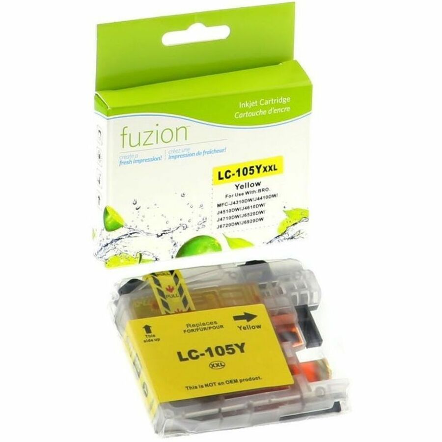 fuzion Compatible Inkjet for Brother LC105 - Yellow