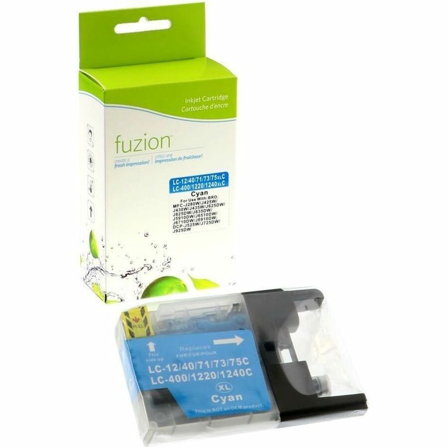 fuzion Compatible HY Inkjet for Brother LC75 - Cyan