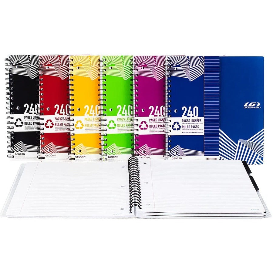 Louis Garneau Spiral Notebook 240 Pages