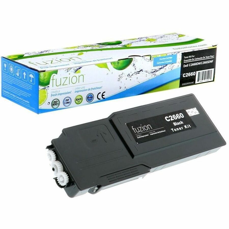 fuzion Dell 593-BBBU Compatible Toner - Black