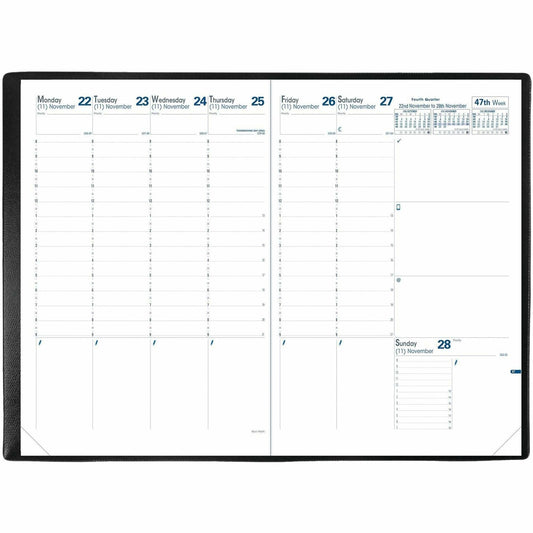 Quo Vadis Prenote Weekly Planner Refill, 11-3/4" x 8-1/4" , English