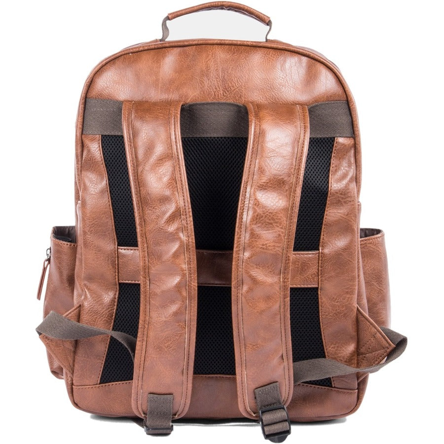 bugatti Valentino Carrying Case (Backpack) for 15" to 15.6" Bottle, Notebook - Cognac - BKP116-COGNAC