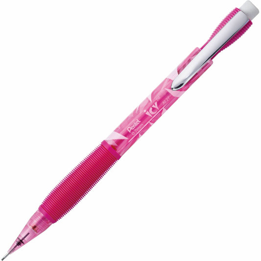 Icy Mechanical Pencil (0.7mm), Tinted Pink Barrel