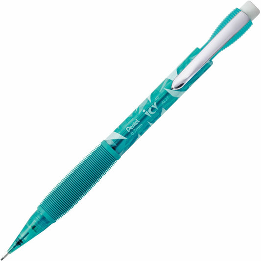 Icy Mechanical Pencil (0.7mm), Tinted Teal Blue Barrel